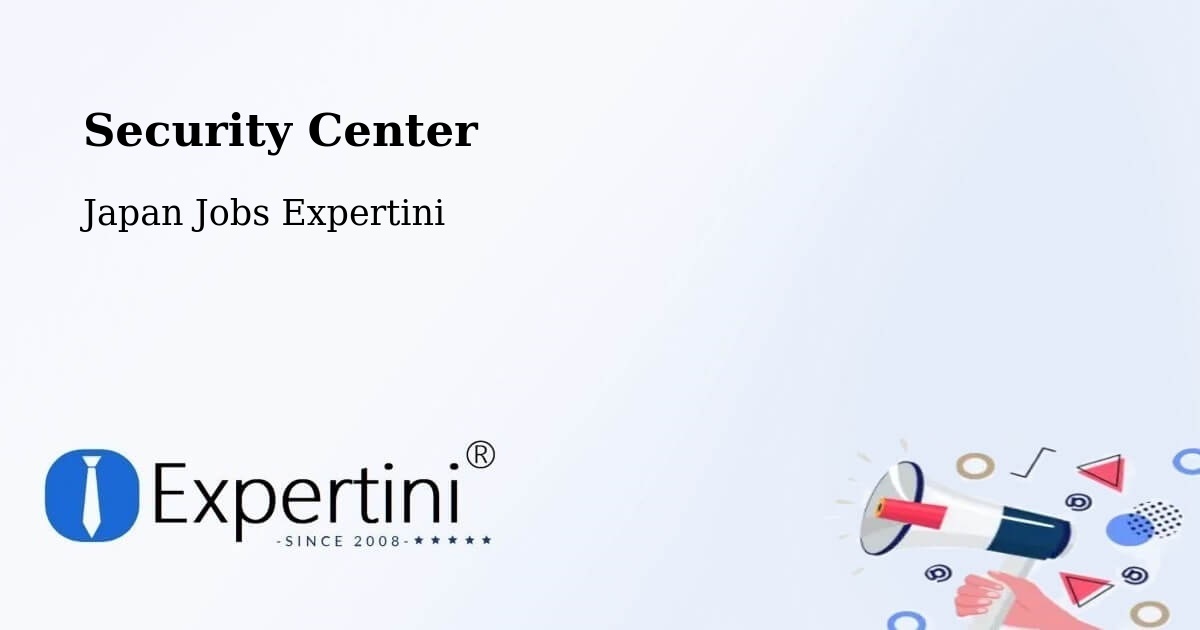 Security & Compliance – Kisarazu - Japan Jobs Expertini